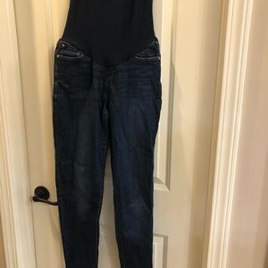 Pea in the Pod maternity dark blue skinny jeans, size 29